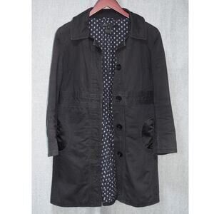 Marc Jacobs Women’s Medium Black Cotton Trench Coat